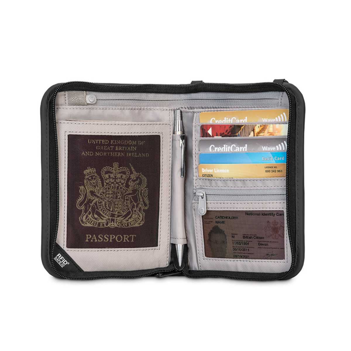 Організатор копмпакт - тревел кейс "антизлодій" RFIDsafe V150 4