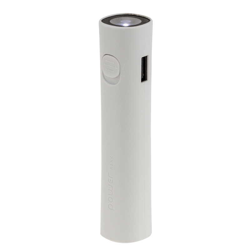 2600 mAh Повербанк LightBank, 2600 mAh, з ліхтариком 4