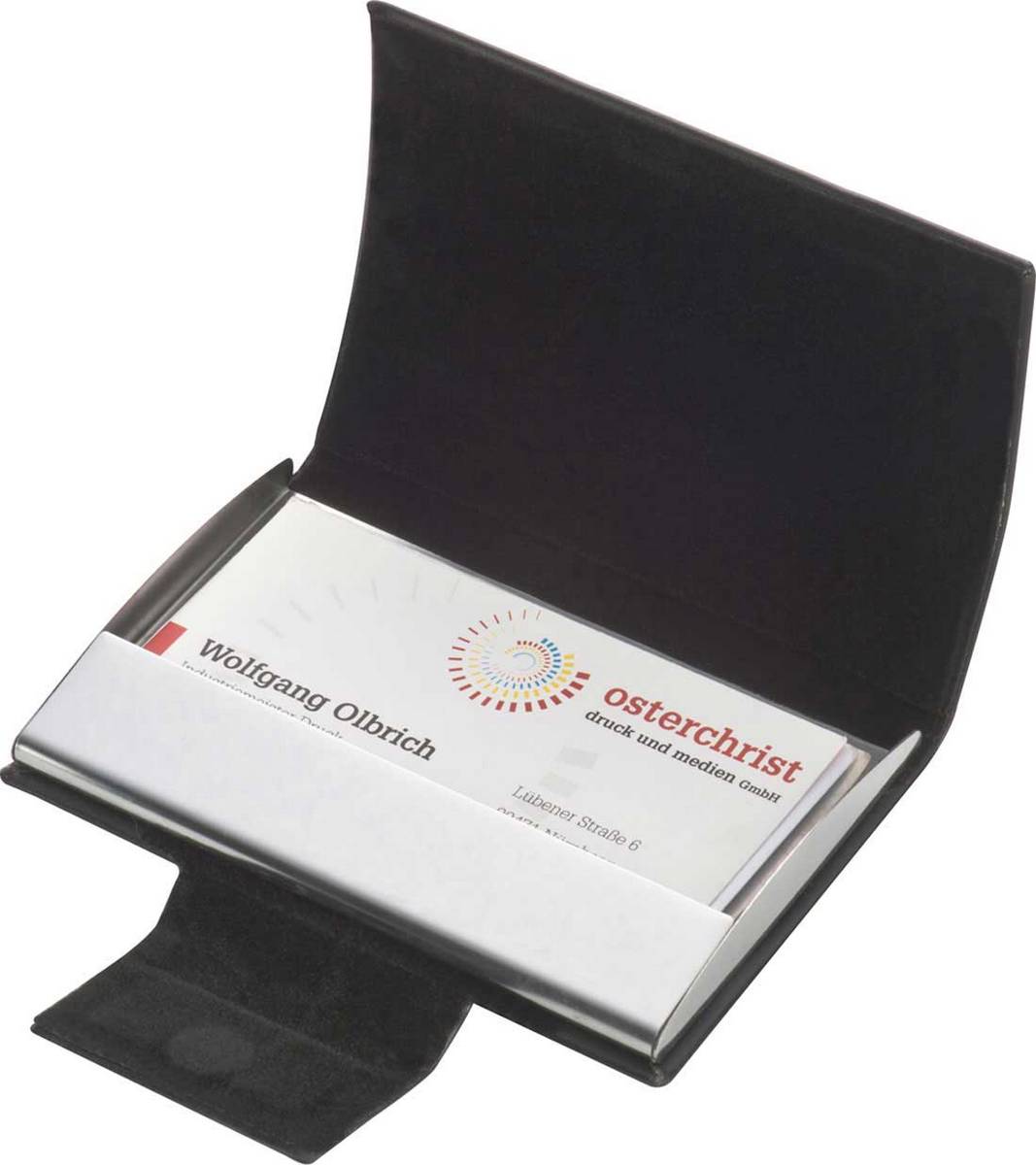 Візитниця зі шкіряним оздобленням Візитниця зі шкіряним оздобленням 3