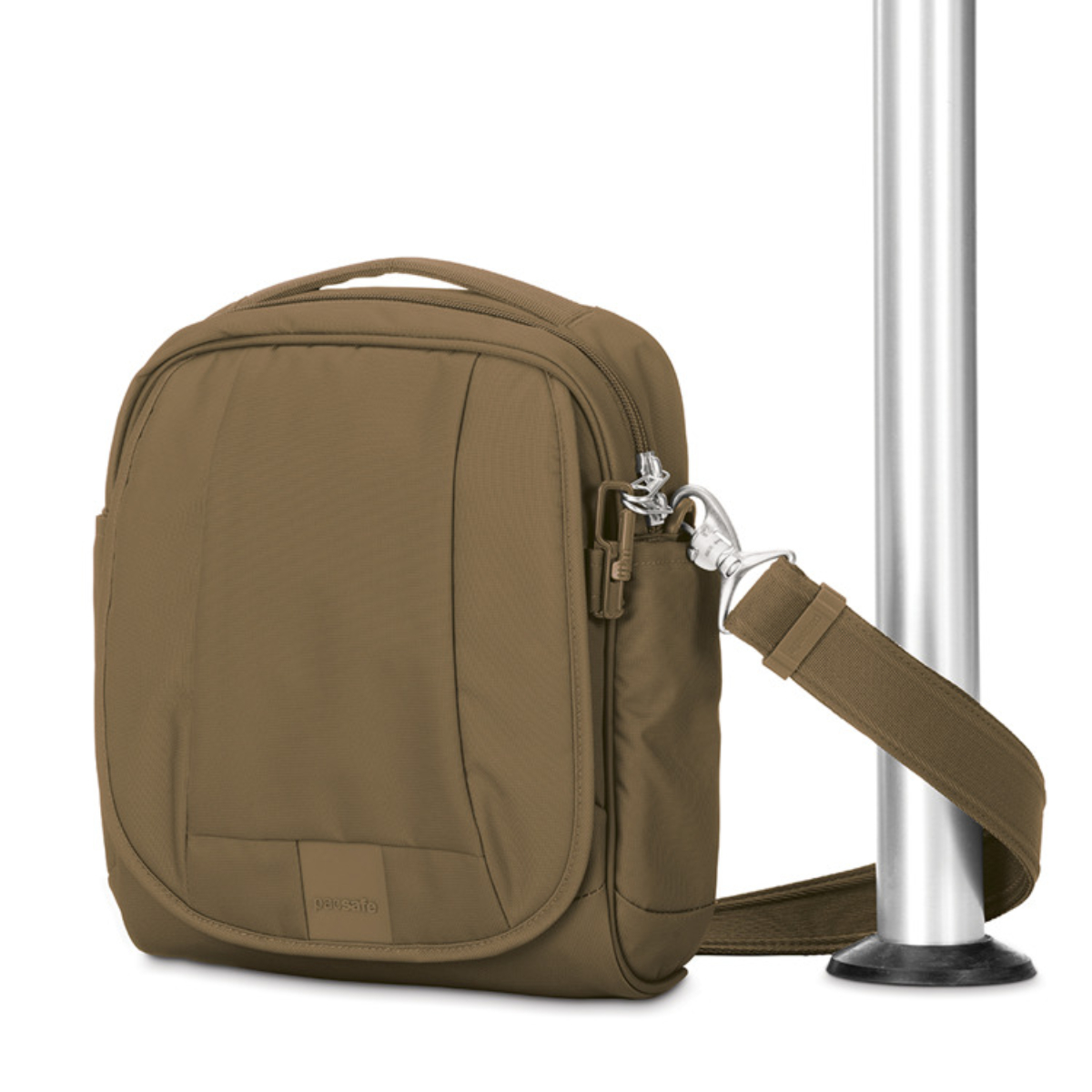 Сумка через плече, вертикальна, "антизлодій" Metrosafe LS200, 6 ступенів захисту 3