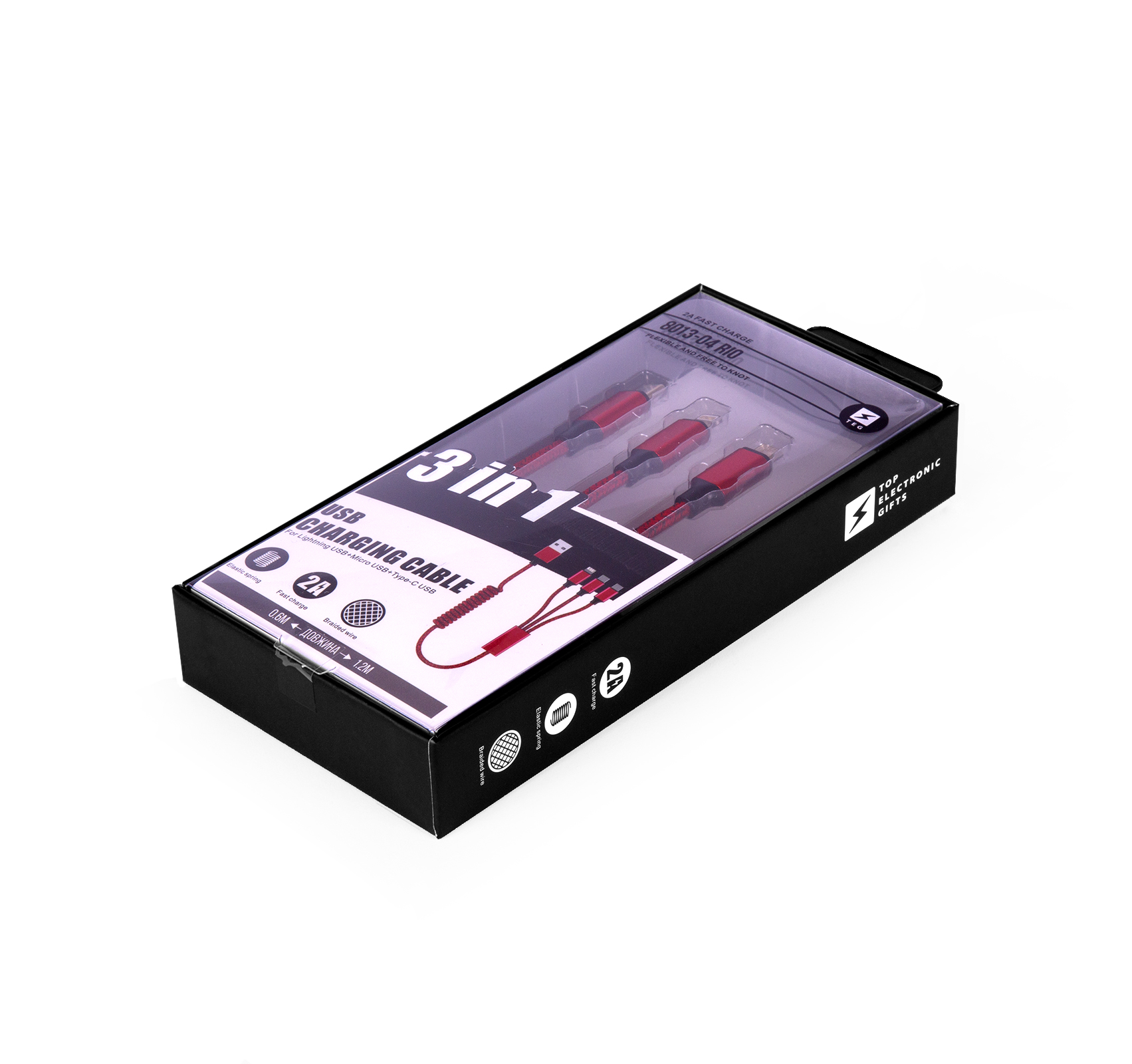 Універсальний кабель 3-в-1 RIO, TM TEG 4