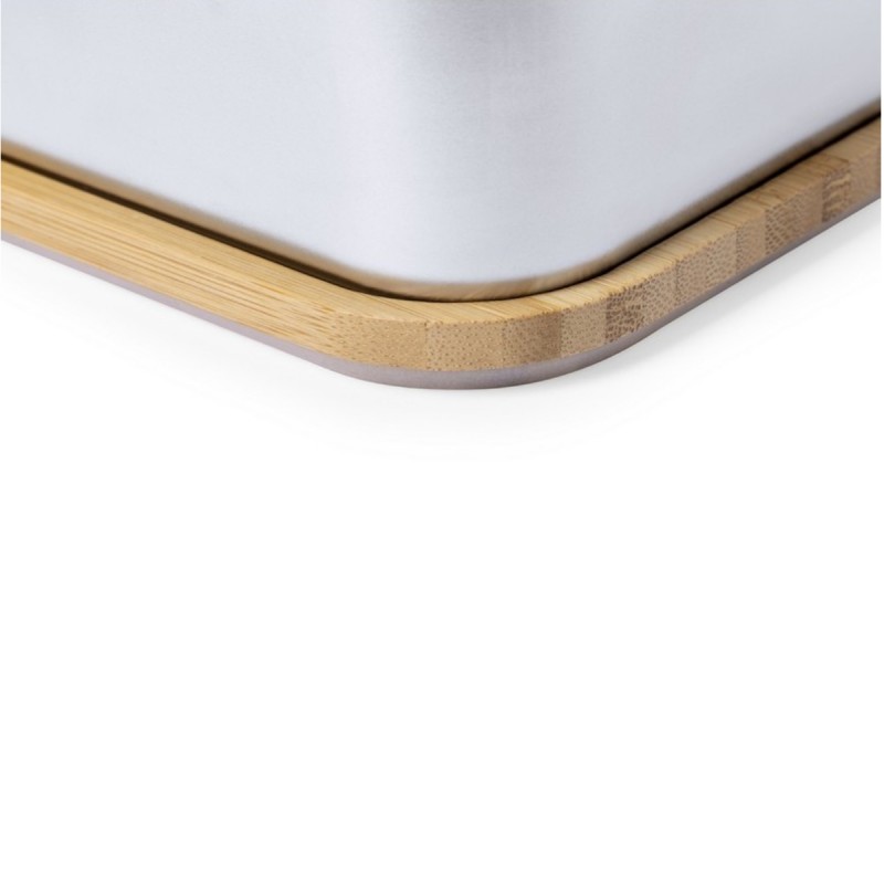 Ланч-бокс для їжі, 600 мл, з приборами, металевий 4