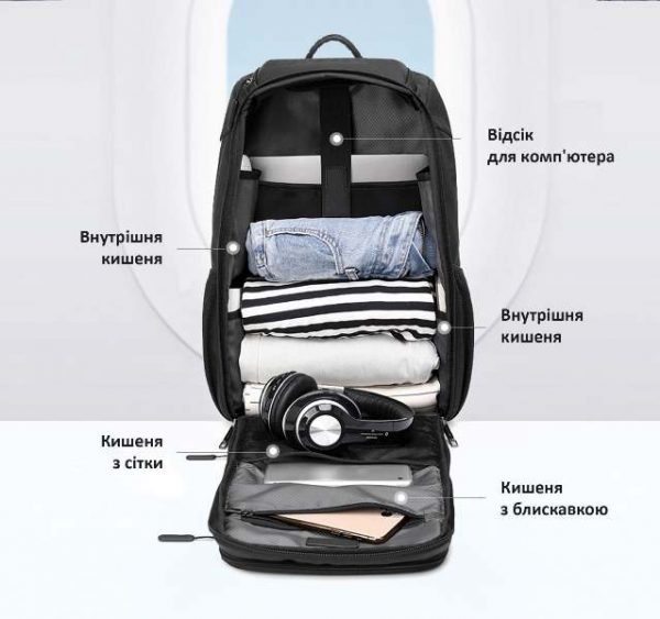 Рюкзак для ноутбука Tiron, ТМ Discover 6