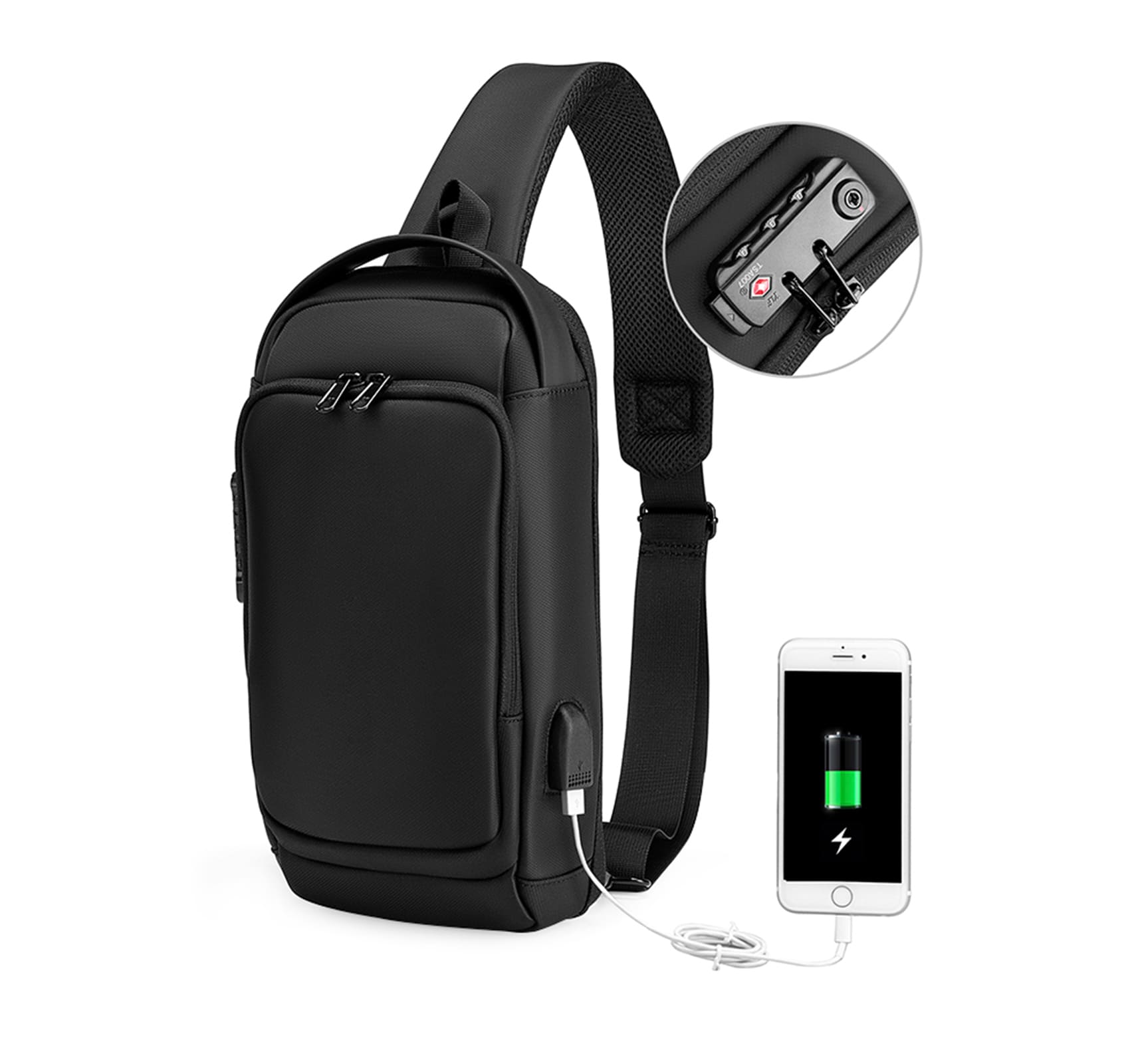 Рюкзак на одне плече Seven, ТМ Discover 6