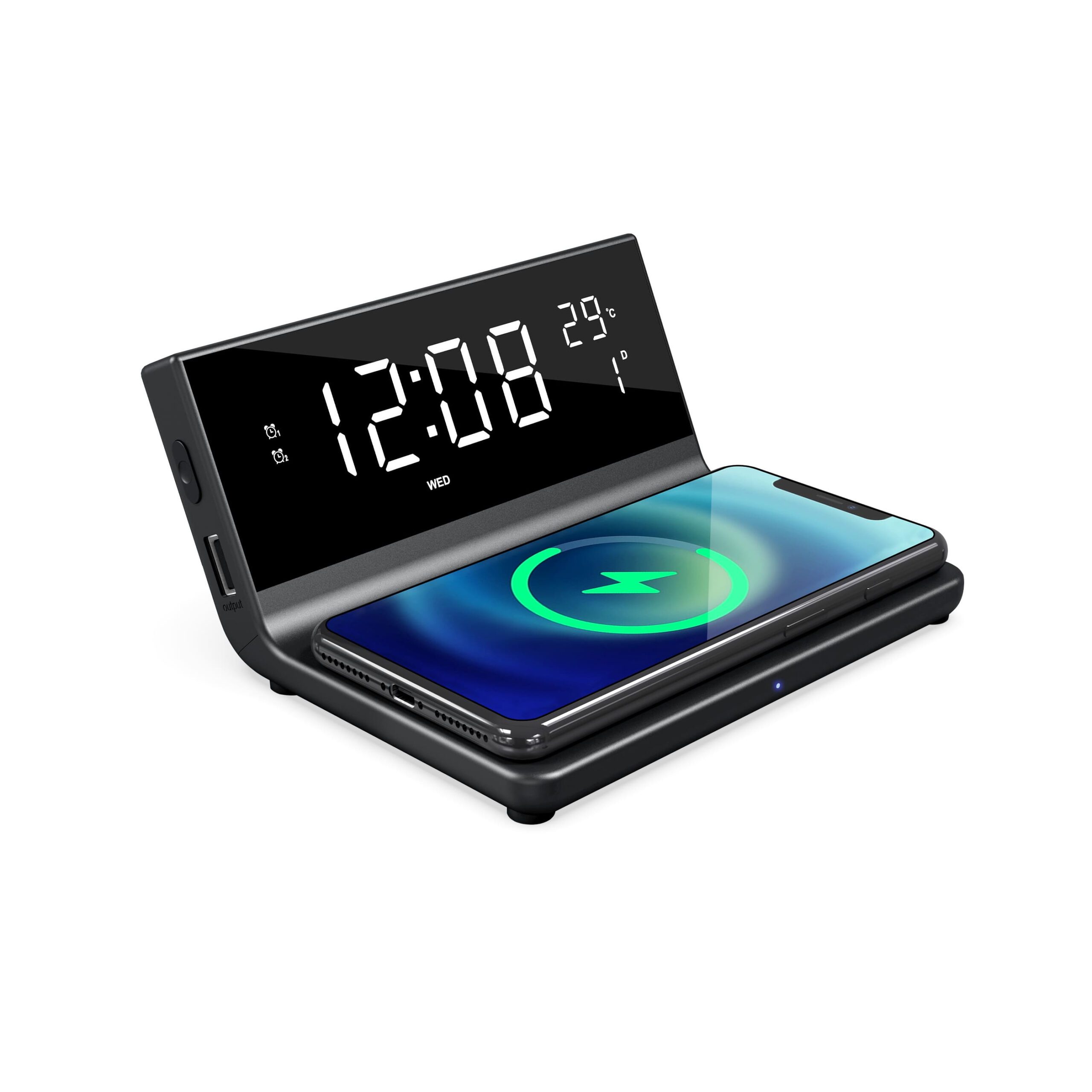 8476e0b3-969b-11ef-842a-000c29fc72a4_c630f1e2-9855-11ef-842a-000c29fc72a4. Бездротовий зарядний пристрій з годинником Cyber, TM TEG 5