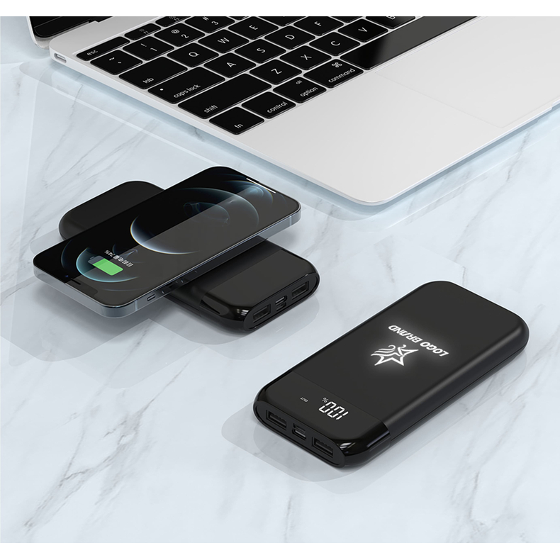 Повербанк з підсвіткою Galaxy 10000 mAh, ТМ TEG 4