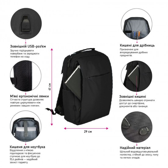 Рюкзак для ноутбука Nikibo Classic 3