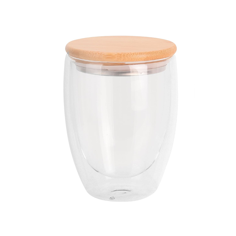 Стакан з подвійними стінками та бамбуковою кришкою Gino, TM Discover 2